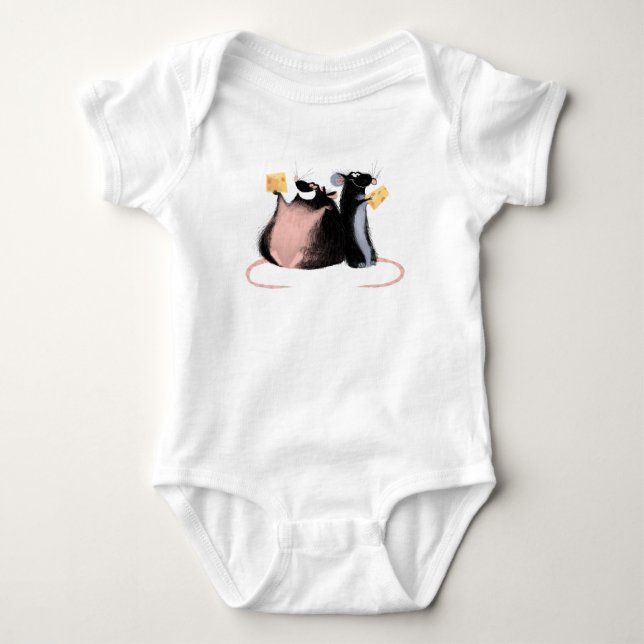 Emille and Remy Disney Baby Bodysuit (Front)