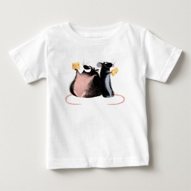 Emille and Remy Disney Baby T-Shirt (Front)
