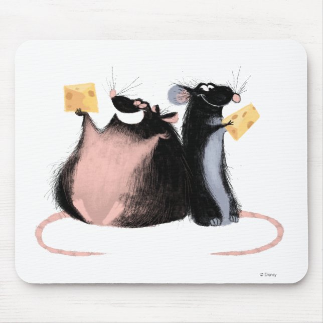 Emille and Remy Disney Mouse Pad (Front)