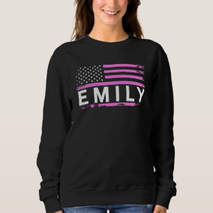 EMILY AMERICAN FLAG FOR EMILY SWEATSHIRT