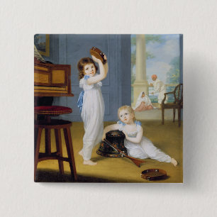 Emily and George Mason, c.1794-95 (oil on canvas) Button