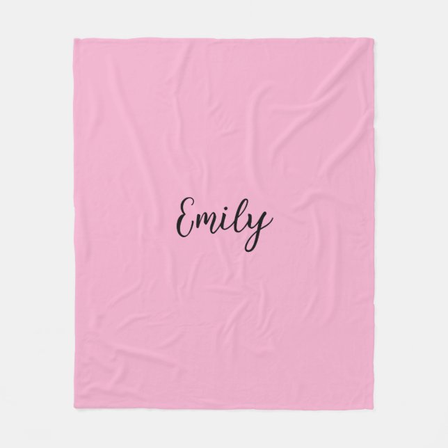 Emily Basic Fleece Blanket (Front)