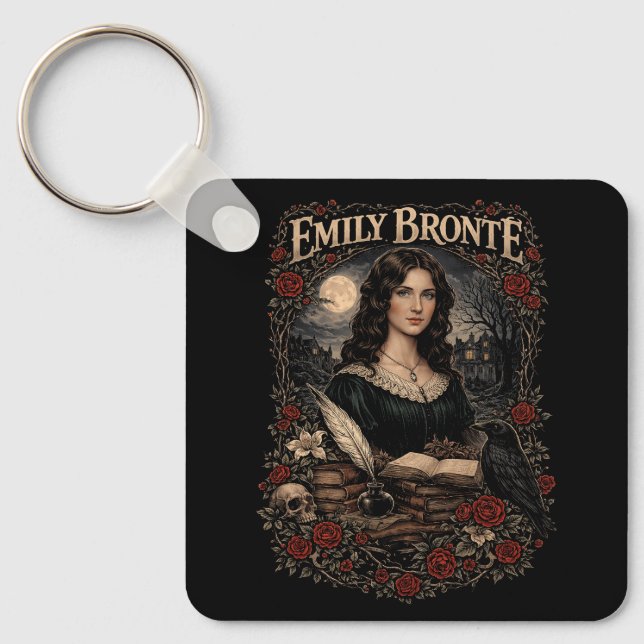 Emily Brontë Keychain (Front)