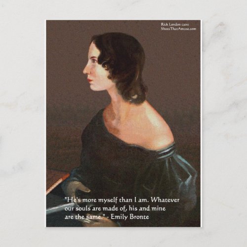 Emily Bronte Souls Same Love Quote Gifts  Cards