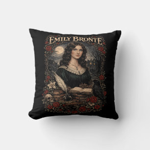 Emily Brontë Throw Pillow