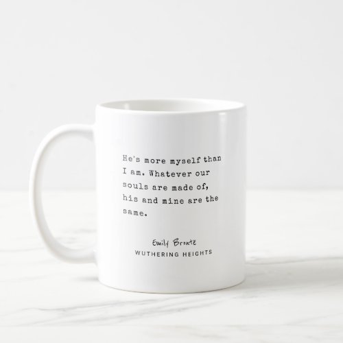 Emily Bront Wuthering Heights  Modern Love Coffee Mug