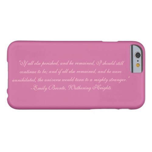 Emily Bronte Wuthering Heights Quote2 iPhone Case