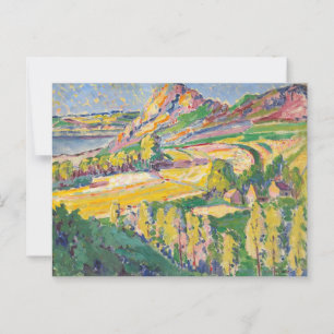 Emily Carr Autumn in France Fine Art Postcard