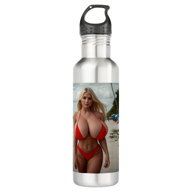 Emily Curvee Beach Water Bottle (Front)