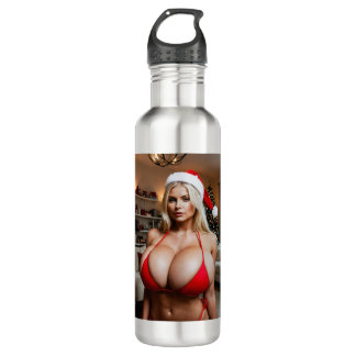 Emily Curvee Christmas Water Bottle