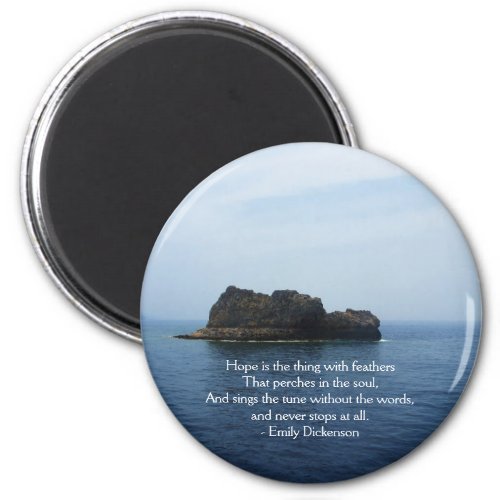 Emily Dickenson Inspirational  QUOTE for Healing Magnet
