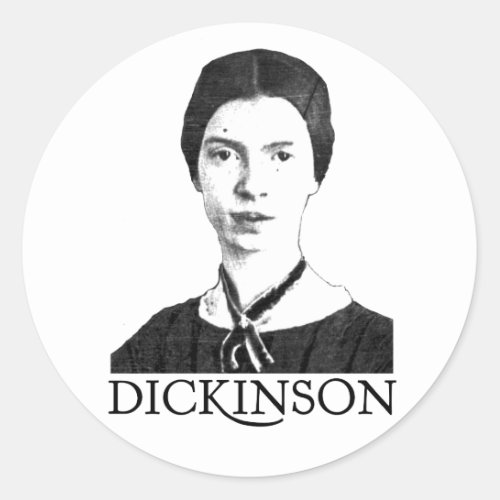Emily Dickinson Classic Round Sticker