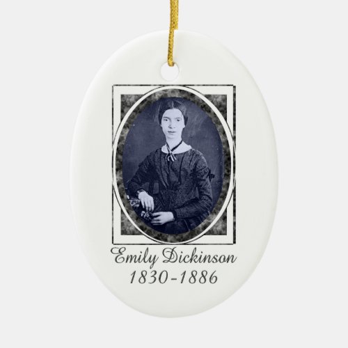 Emily Dickinson Ornament
