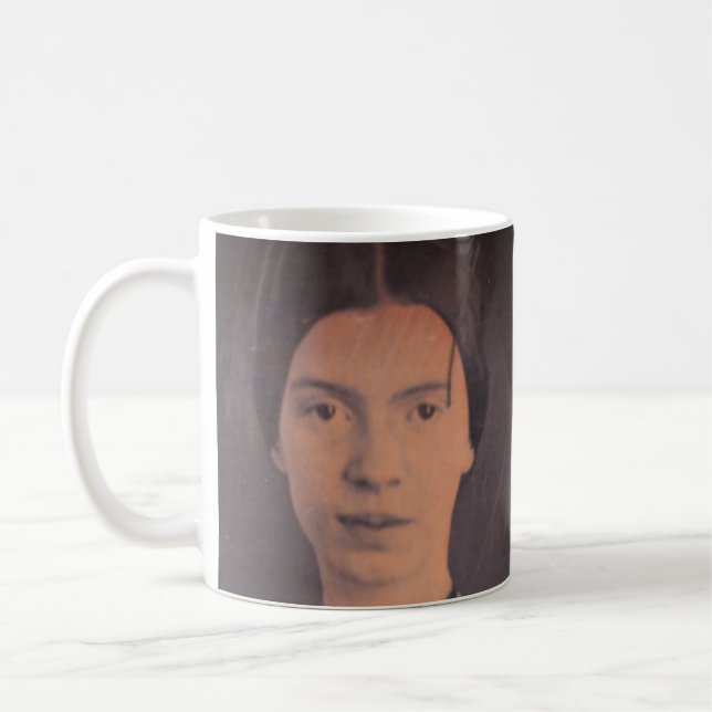 Emily Dickinson portrait Coffee Mug (Left)