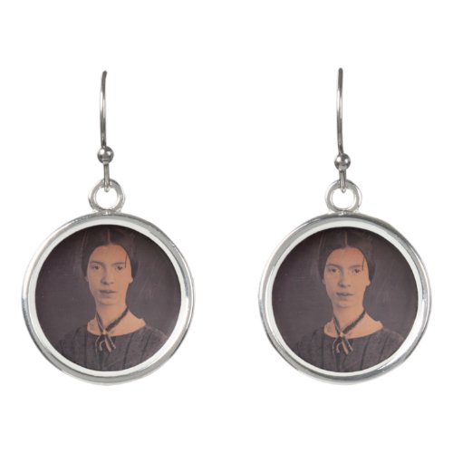 Emily Dickinson portrait Earrings