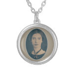 Emily Dickinson Portrait Necklace at Zazzle