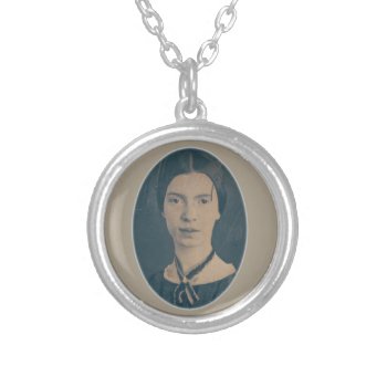 Emily Dickinson Portrait Necklace by LiteraryLasts at Zazzle