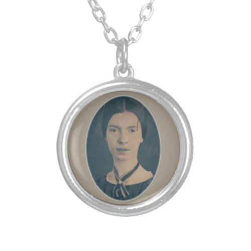 Emily Dickinson portrait necklace