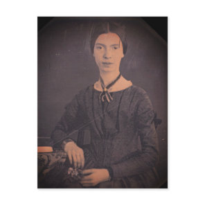 Emily Dickinson portrait  Postcard