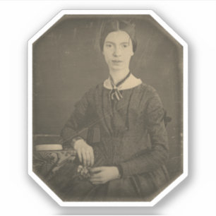 Emily Dickinson portrait Sticker