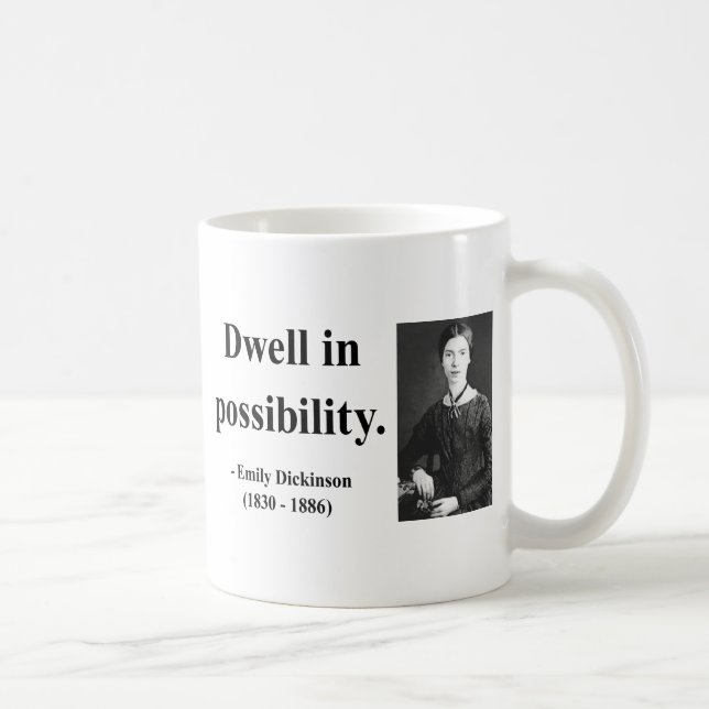 Emily Dickinson Quote 2b Coffee Mug (Right)