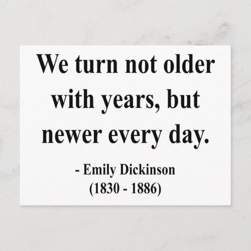 Emily Dickinson Quote 4a Postcard
