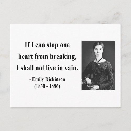 Emily Dickinson Quote 6b Postcard