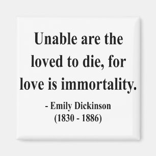 Emily Dickinson Quote 8a Magnet