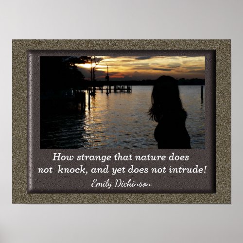 Emily Dickinson quote _ art print