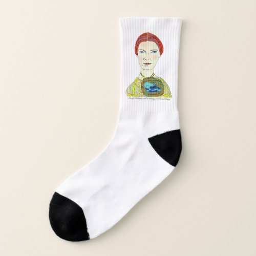 Emily Dickinson Socks