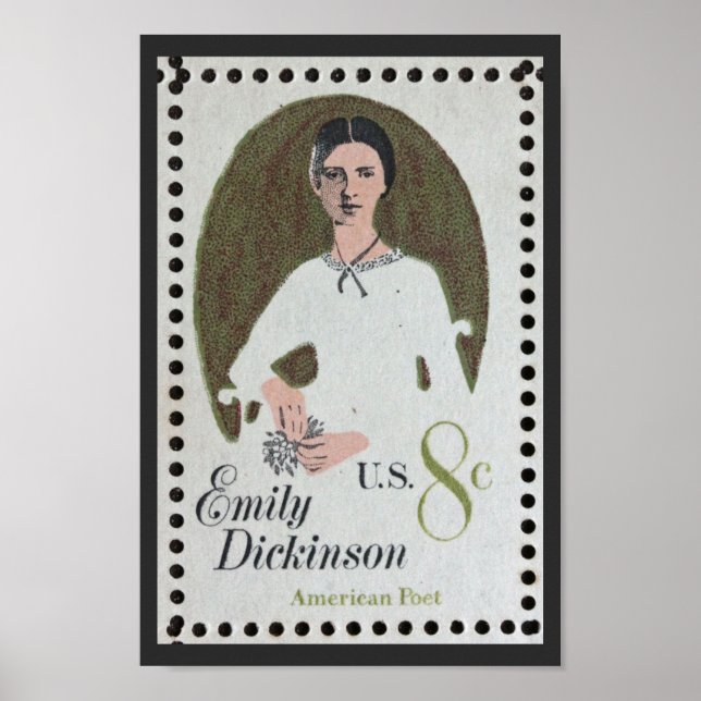 Emily Dickinson stamp Poster (Front)