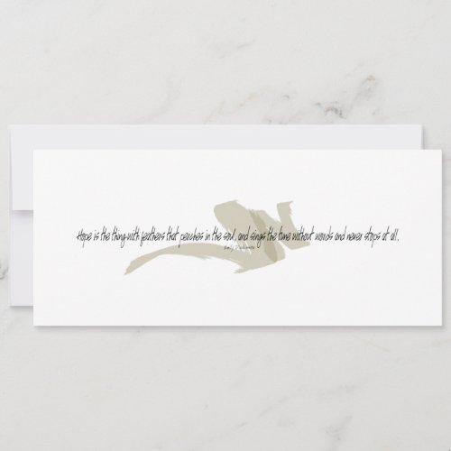 Emily Dickinson The Thing With Feathers Quote