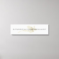 Emily Dickinson The Thing With Feathers Quote Canvas Print