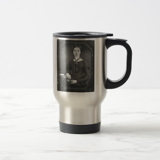 Emily Dickinson Traveler Mug (Right)
