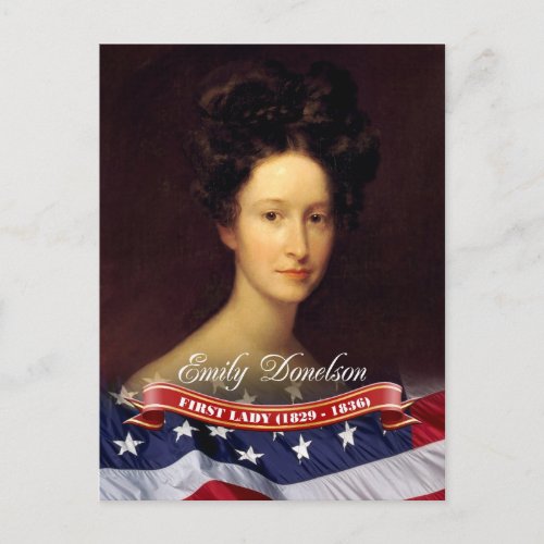 Emily Donelson First Lady of the US Postcard