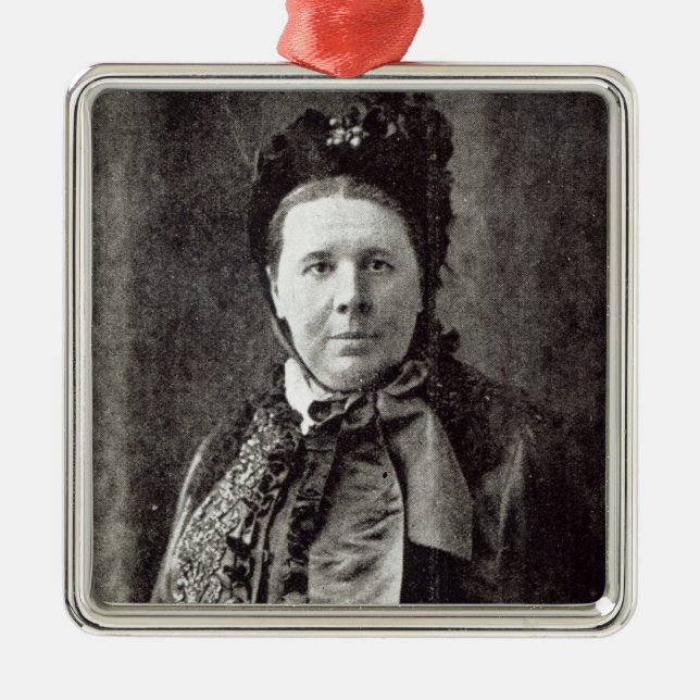 Emily Faithfull Metal Ornament (Front)