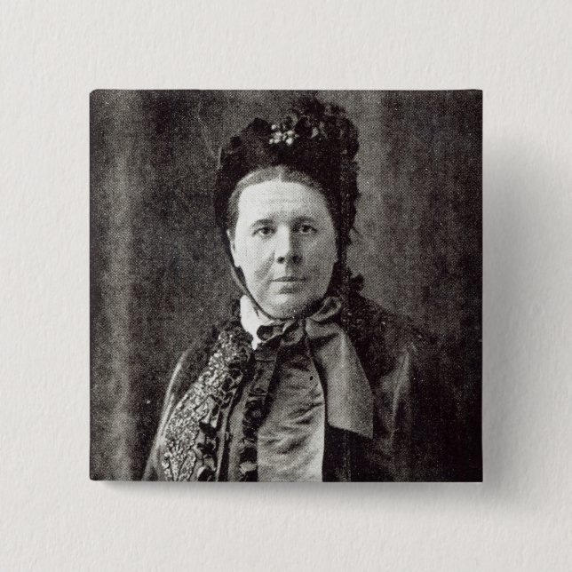 Emily Faithfull Pinback Button (Front)