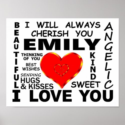 Emily I Love You Poster