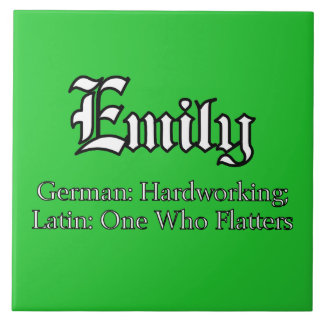 Emily Meaning Ceramic Tile
