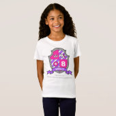 Emily name meaning 8th birthday princess knight T-Shirt (Front Full)