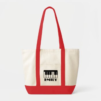 Emily  Name Piano Music Tote Bag by madconductor at Zazzle