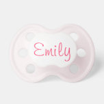 Emily Personalized Baby Name Pacifier at Zazzle