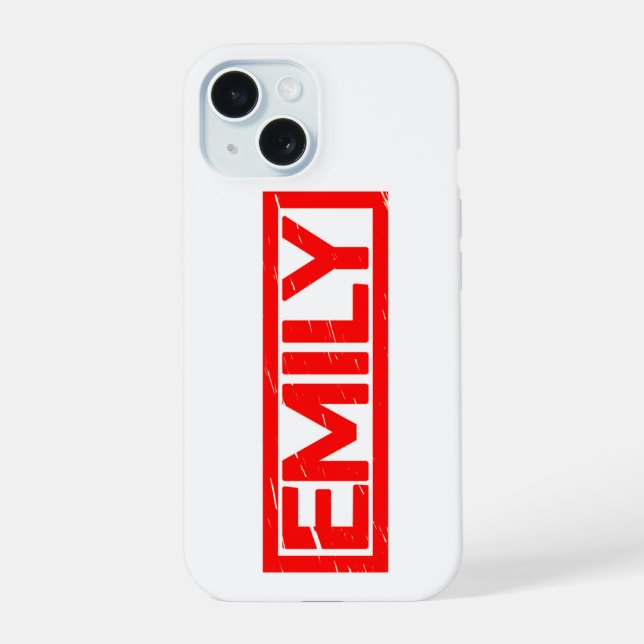 Emily Stamp Iphone Case (Back)