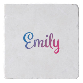 Emily Stylish Cursive Trivet