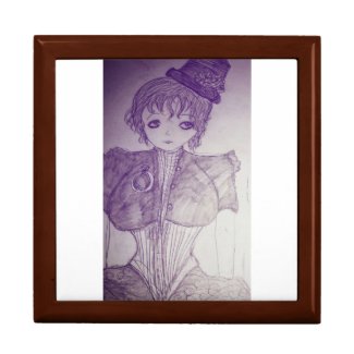 emily victorian era drawing gift box