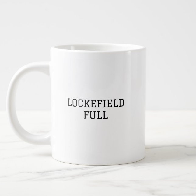 Emily Wachner Giant Coffee Mug (Left)