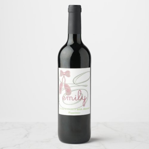 Emily Wine Label