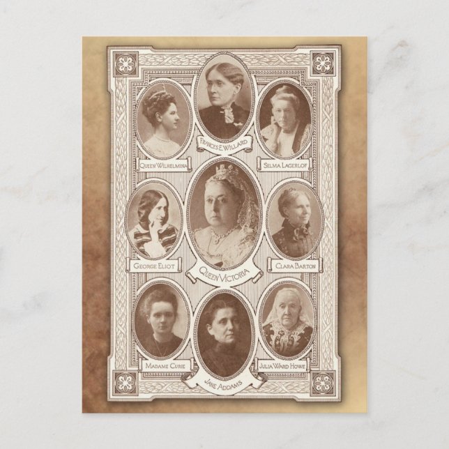 Eminent Women Postcard (Front)