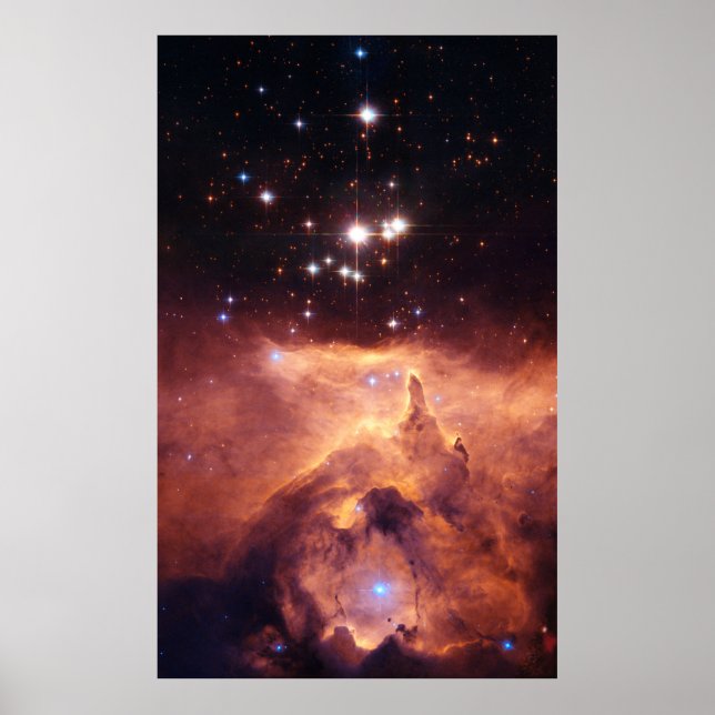 Emission Lobster Nebula Core of NGC 6357, ZGOS Poster (Front)