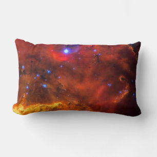 Emission Nebula NGC 2467 in Constellation Puppis Lumbar Pillow